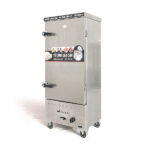 Tủ nấu cơm 12 khay điện gas QH-12KDR