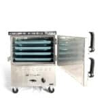 Tủ nấu cơm 4 khay điện gas QH-4KDR