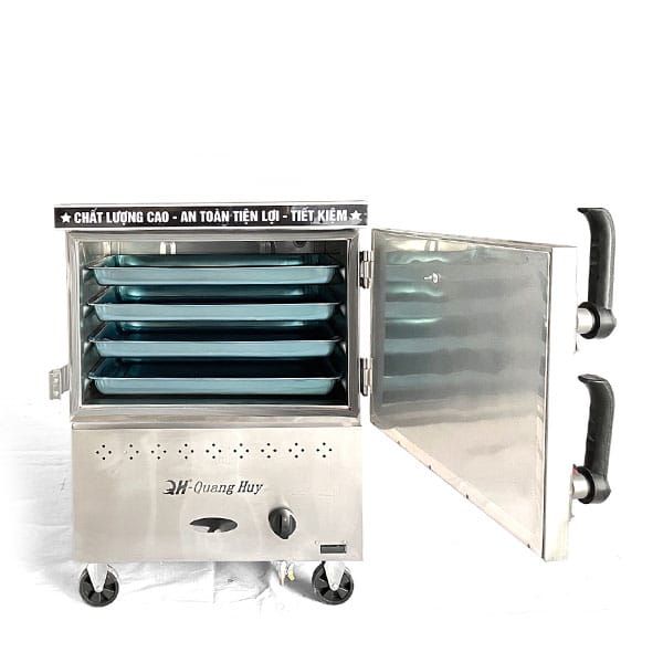 Tủ nấu cơm 4 khay gas QH-4KG
