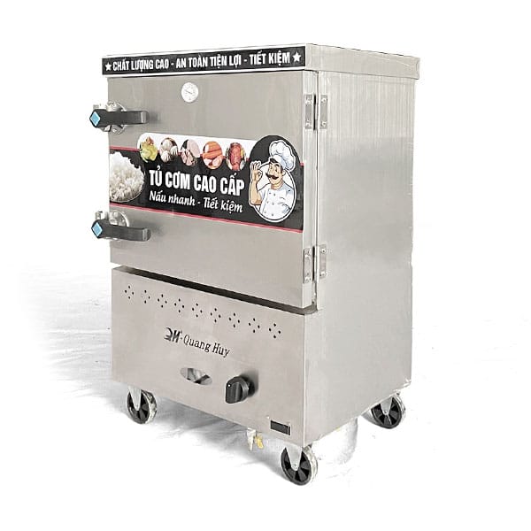 Tủ nấu cơm 4 khay gas QH-4KG
